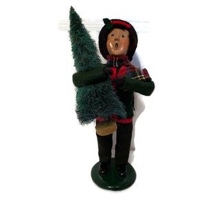 BYERS’ CHOICE CAROLER MAN GENT VINTAGE 1993 CHRISTMAS TREE HOME HOLIDAY DECOR